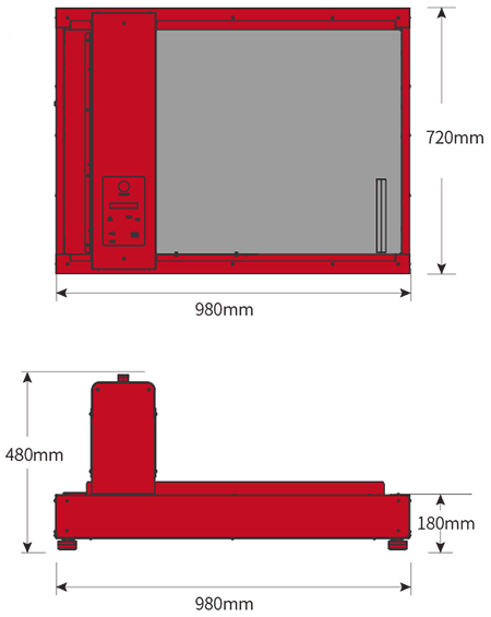 GOCCOPRO QS200 dimensions